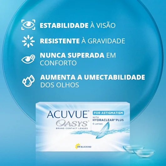 Acuvue Oasys para Astigmatismo - Johnson & Johnson